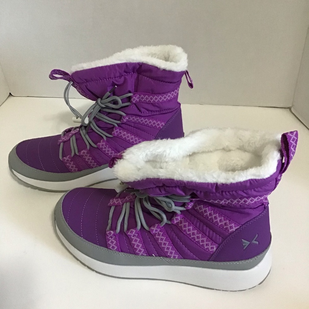 Eureka Women’s Aspen Winter Purple Sneaker Boots Size 10